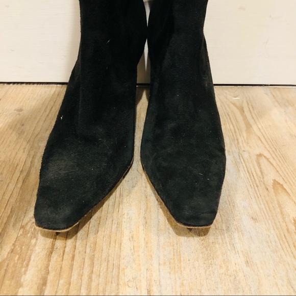 Cole Haan Knee high squared toe heeled boots size 8 - Picture 3 of 6